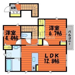 クルールの物件間取画像